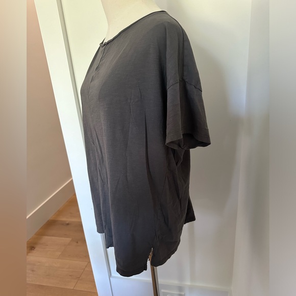 Eileen Fisher Oversized Tee boatneck drop shoulder - Small - Picture 5 of 5